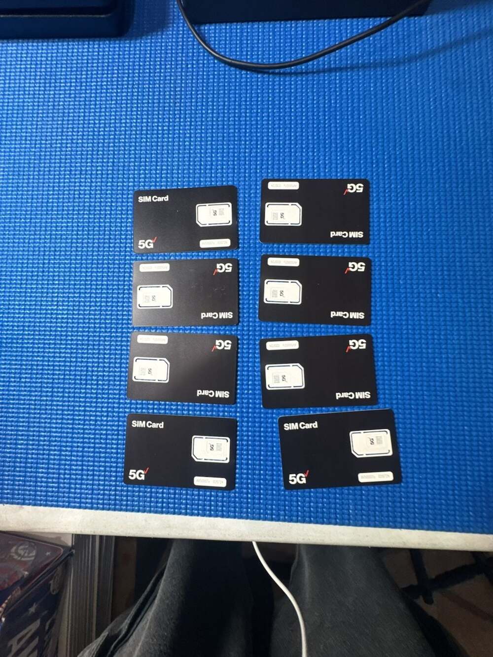 Verizon 5G Nano SIM Card 4FF Lot of 8